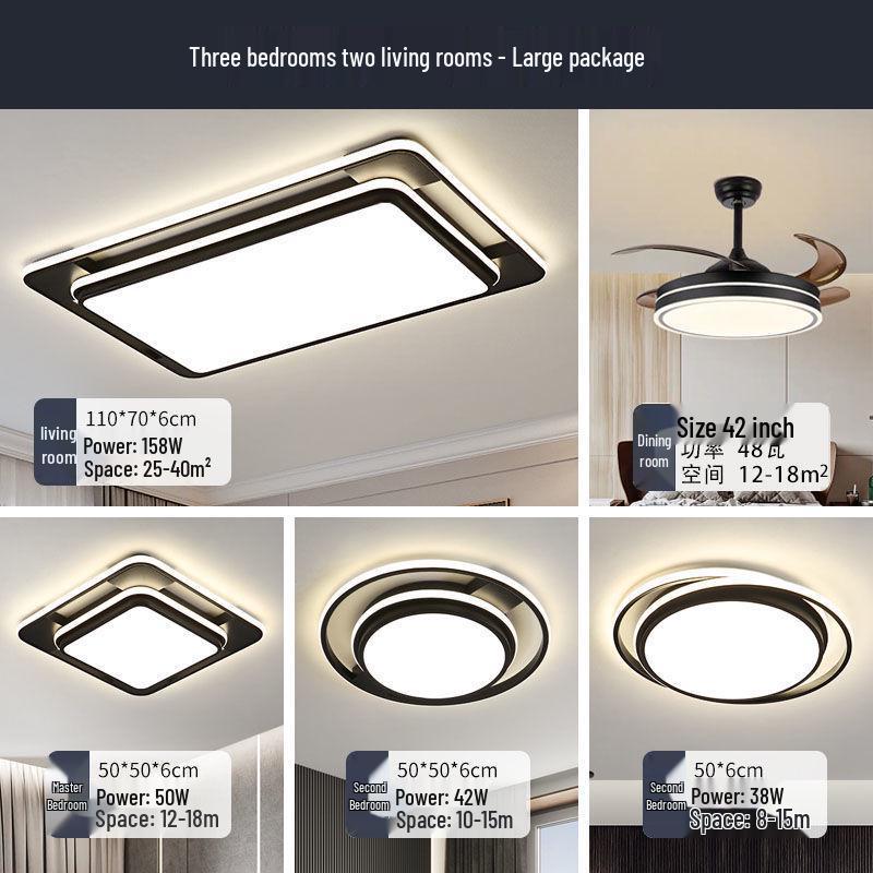 Modern Minimalist LED Rectangular Ceiling Light for Living Room, Hall, Bedroom, and Restaurant