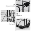 1pc Transparent Carrier Foldable Car Carrier Durable Car Cage Supplies Cat Supplies Cat Cage