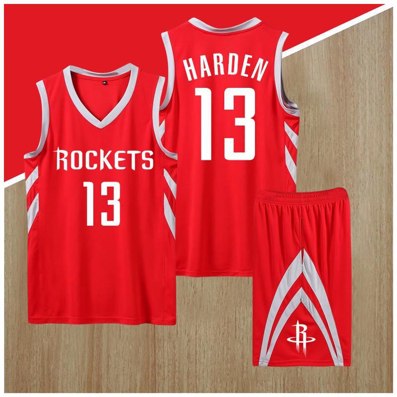 Rockets Classic No.13 James Harden Red basketball jersey 28