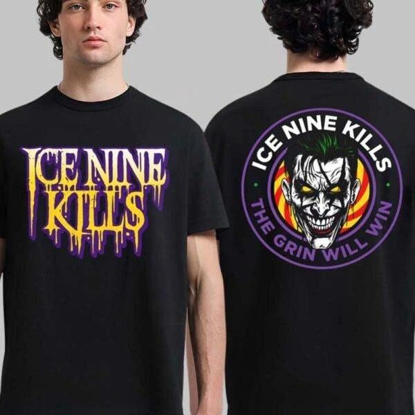 

Ice Nine Kills The Laugh Track T-Shirt Music Band Joker Face Fan Tee S-5XL Unisex T-Shirt XXXXL