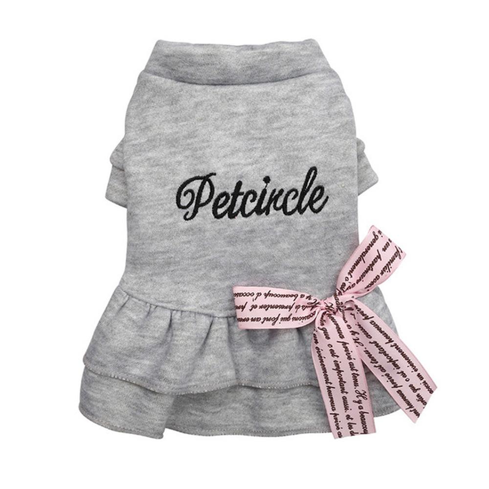 

Юбка для кошек Mascotas Vestidos Para Perritas Платье для кошек для маленьких собак Футболка с надписями Pet Puppy Свитер с капюшоном для маленьких собак Платья XL серый