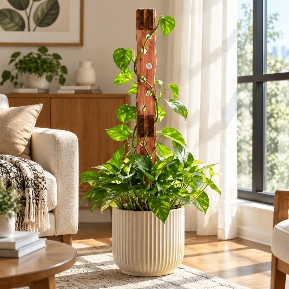 Hollow Out Plant Climbing Trellis Wooden Plant Stand Plant Support Frame  Indoor