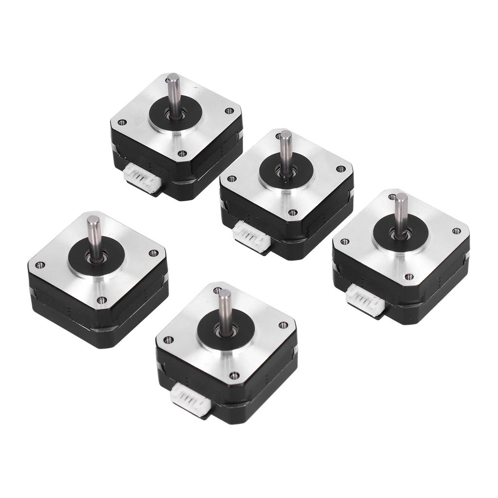 5Pcs Stepper Motor High Accuracy Stability Uniform Speed Lower Noise Three Dimensional Printer Motor