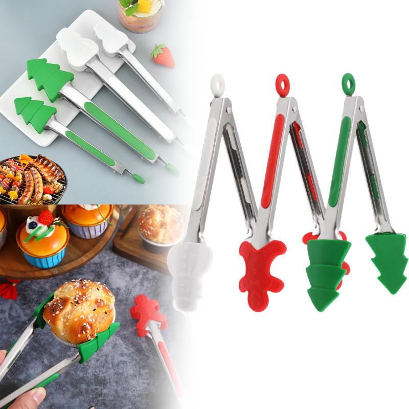 Högkvalitativa matpincetter i rostfritt stål perfekta för grillning och högtidsfester