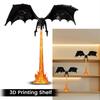 3D-gedruckte Bücherregal-Ecklampe, Kleines feueratmendes Regal für die Heimdekoration