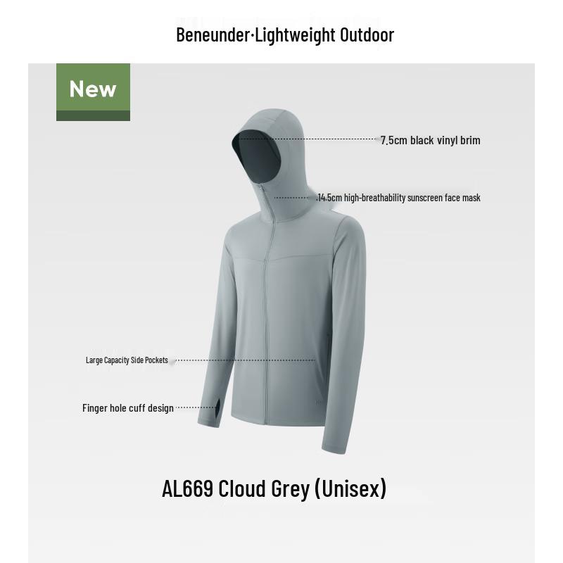 

Jiaoxia Unisex Loose-fit Cooling Sun Protection Jacket AL669