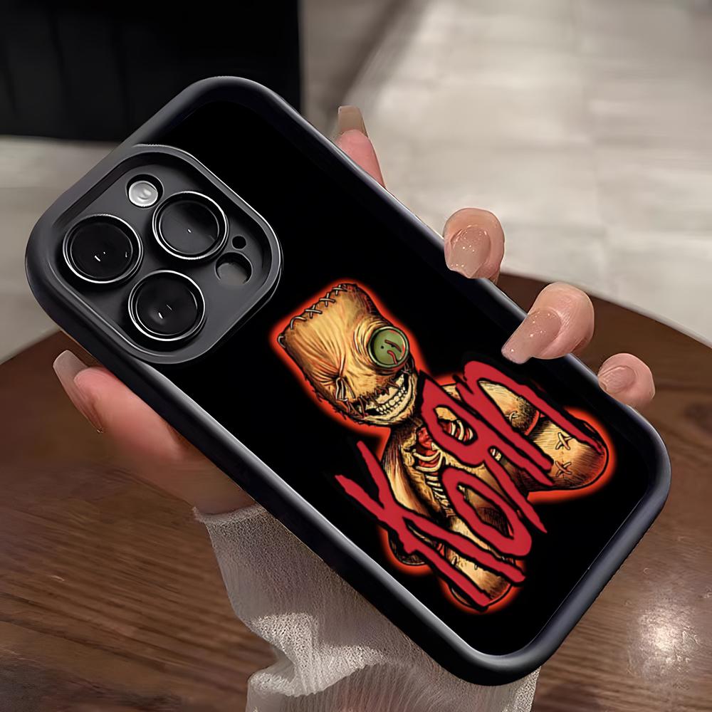 

Rock Band K-Korn Phone Case For IPhone 17 Pro Max 15 Pro 16 14 Plus 12 13 Mini 11 Pro Shockproof Soft Cover iPhone 12 Pro