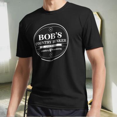 New Shirt Bob's Country Bunker Active Logo T-Shirt Funny Size S To 5XL