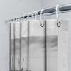 Cortina de Ducha Cascada Blanco Negro Abstracta Moderna Paisaje Bosque Naturaleza Decoración de Baño Tejido Lavable Textil para el Hogar