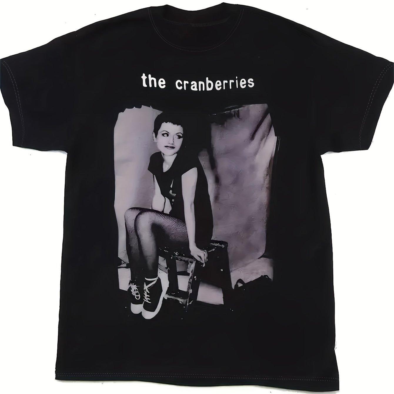 The Cranberries Band Pattern Retro Summer New Unisex Cotton Casual Tshirt S