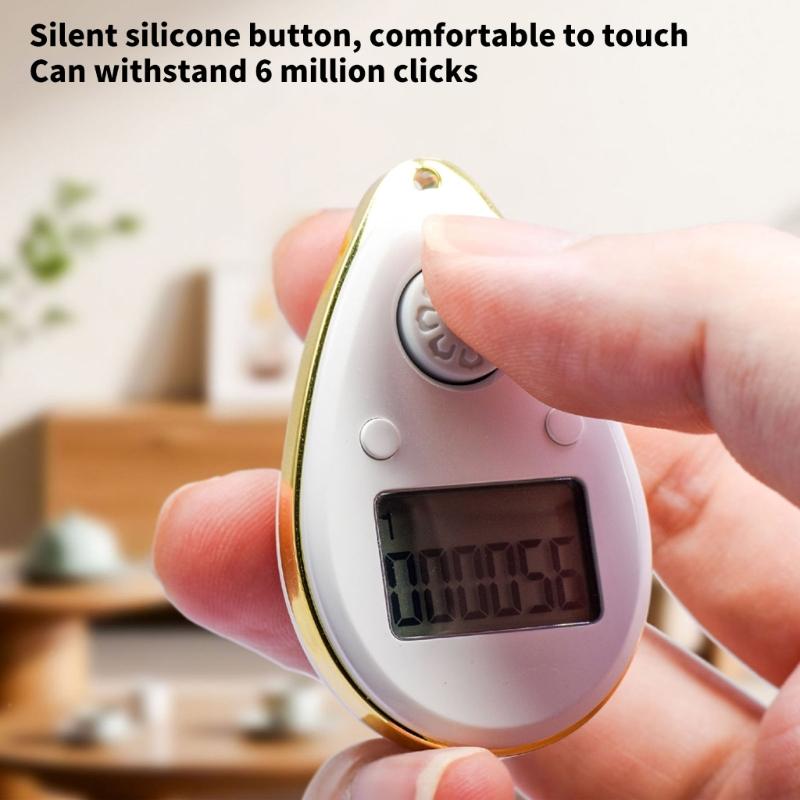6 Channel LCD Screen Handheld Tally Counter 6 Digit Portable ABS Counter For Sports Scoring And Warehouse Counting