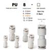 Pneumatic PU Straight Quick Connector