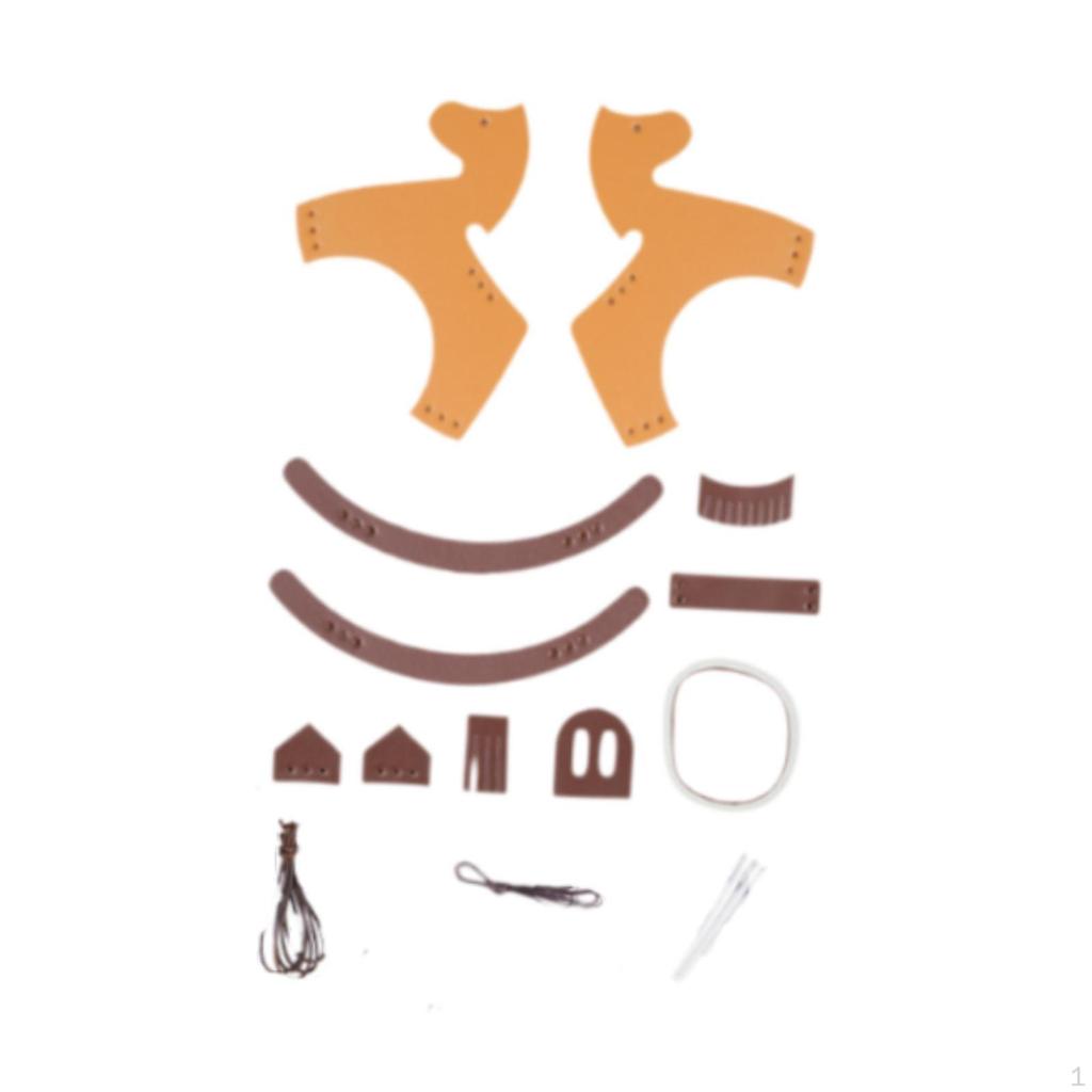 Bag Hanging Ornament Hand Embellishmenst Multifunction Cute PU Leather Pony Adornment Keychain