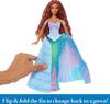 Stiskněte náhrdelník ze skořápek pro přepnutí z člověka na mořskou pannu Disney Malá mořská víla Ariel Módní panenka Cca. 30cm panenka inspirovaná filmem [Použitá]