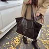 Designer Retro PU Leather Shoulder Handbag for Women Winter Trend Fashion Handbags Females Travel Luxury Tote Bags CLE
