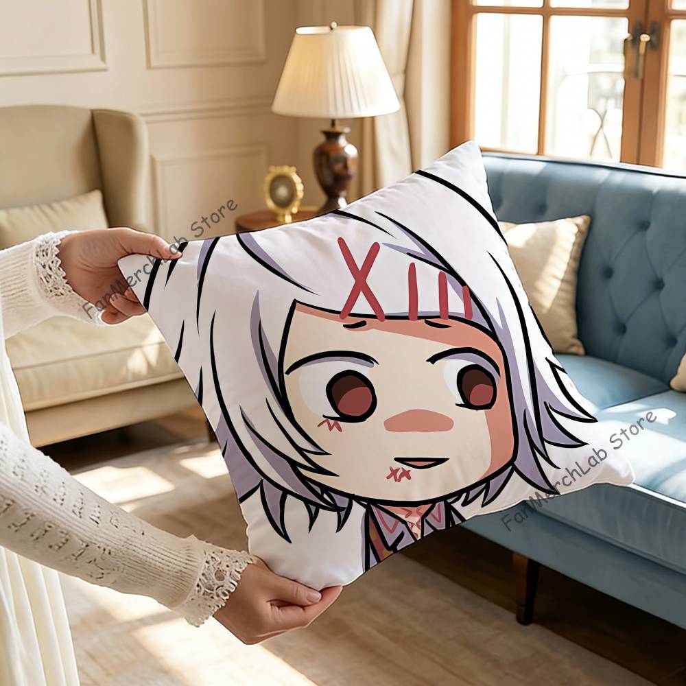 JJuuzou Anime SSuzuyaS Kissen Für Schlafzimmer Auto Café Raum und Wohnzimmer Sofa Dekorative Kissenhülle Hülle