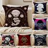 Cute Aniamls Cool Cushion Cover Silky Short Plush Sofa Pillow Cover Hidden Zipper Soft Dustproof Case for Home Decor