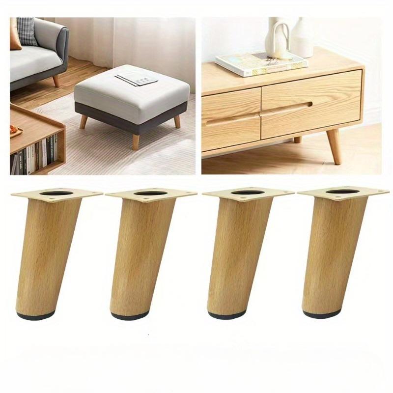 

4PCS Replacing furniture legs with TV cabinet legs the structure is sturdy and suitable for offices and tables It is compatible