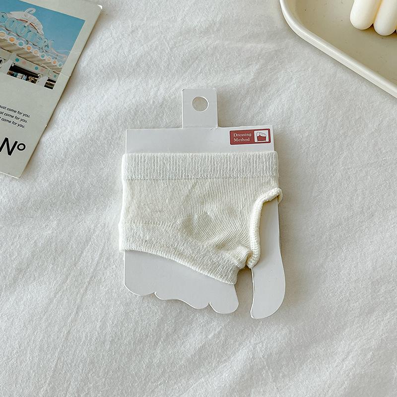 

Candy Color Women Flip-flops Socks Japanese Style Simple Summer Forefoot Half Foot Two Toed Socks Female Breathable Cotton Socks белый