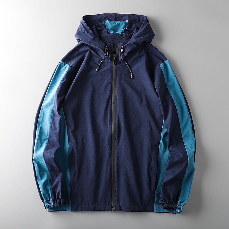 Cut Label Cattle Goods Autumn Waterproof Export Original Order Shell Jacket Lake Blue L