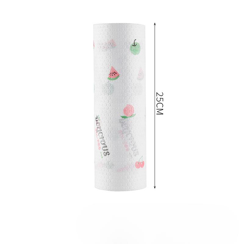 Lazy Rag Wet and Dry Household Cleaning Kitchen Supplies Paper Thickened Disposable Dish Cloth Household Non-woven Towel
