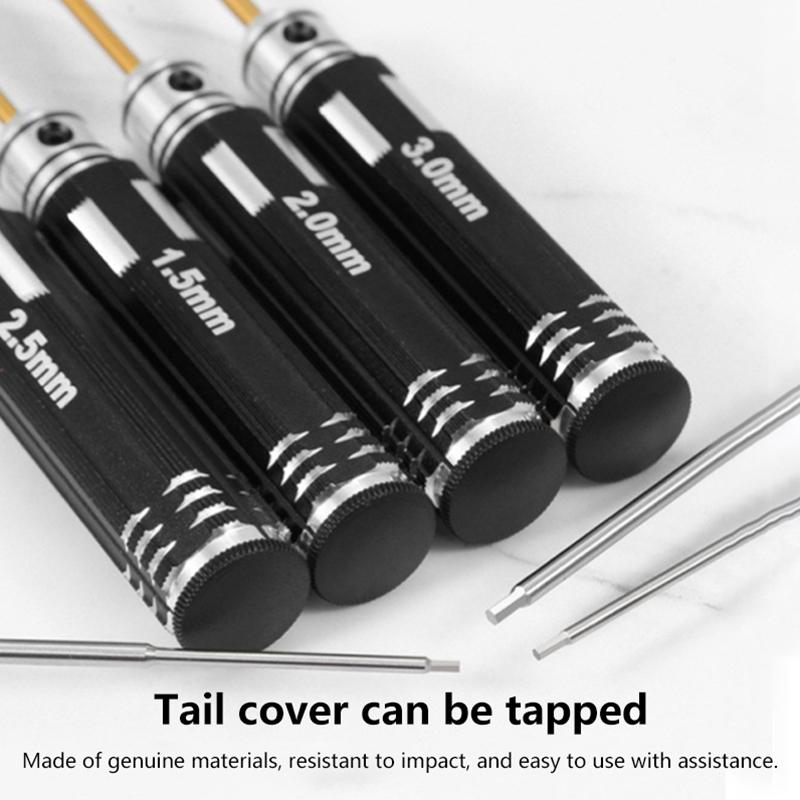 Model Airplane Model Hexagonal Screwdriver Wrench 1.27/1.3/1.5/2.5Mm Hexagonal Maintenance Tool Set