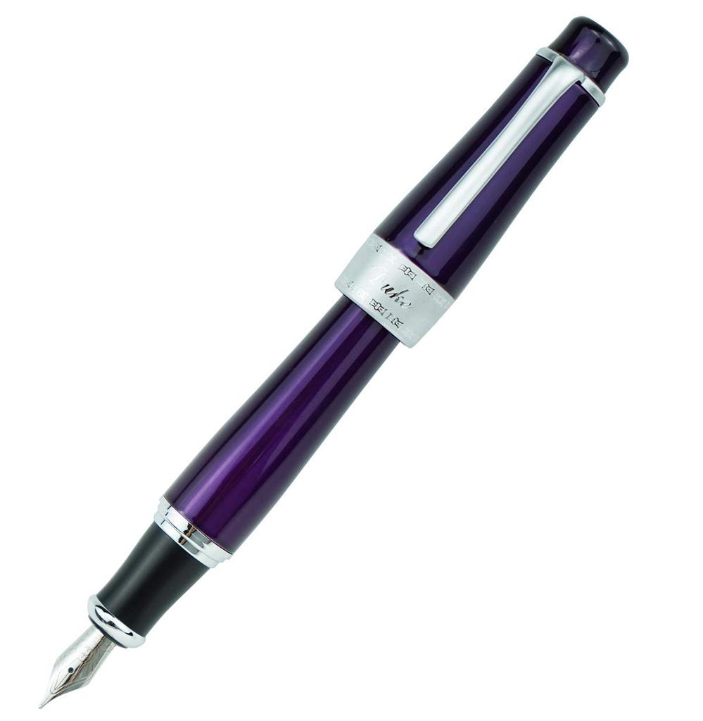 Duke 2009 Füllfederhalter Lila Feine Feder Charlie Chaplin Gedenkstück Schwer