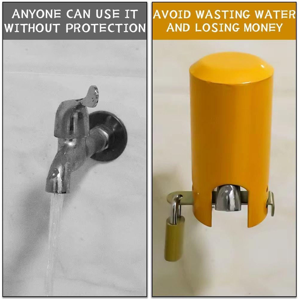 Heavy Duty Outdoor Faucet Cover Theft Protection Metal Water Spigot Cover Easy Installation Practical Design Faucet Lock Garden