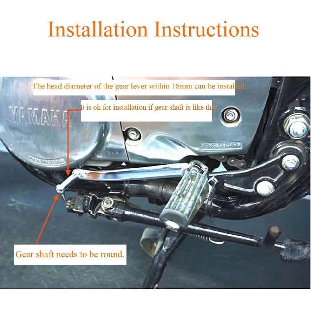 3 Pack Motorcycle Shift Lever Cover Shoes Grips Non Slip Rubber Pads Sleeve Shoe Protector for Yamaha Suzuki Motorcycle Gear Shifter Shift Lever Pegs