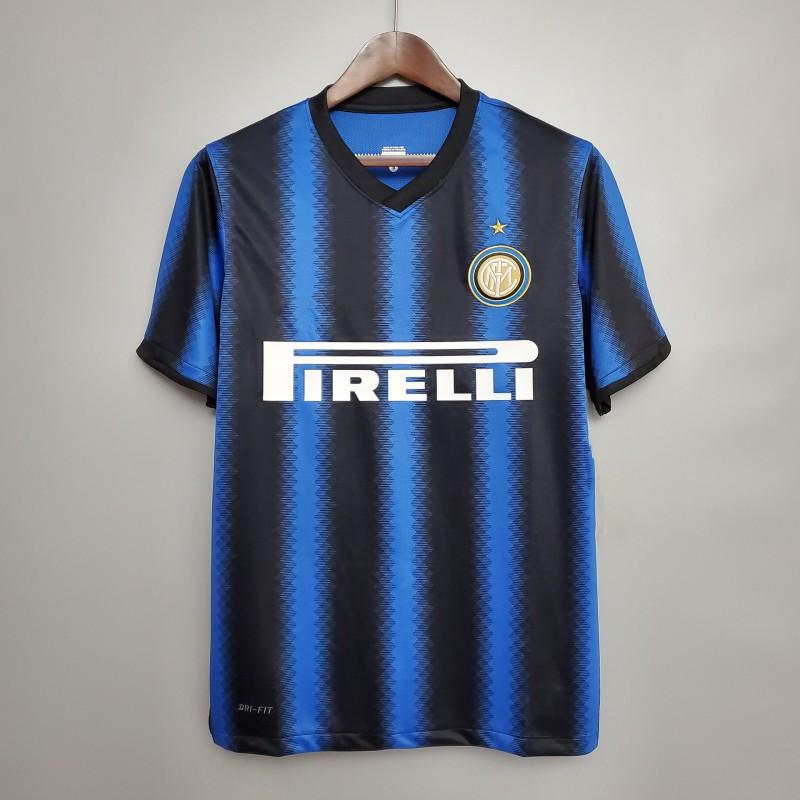 Camiseta de Aficionado Retro del Inter de Milán Camiseta de Fútbol Clásica Edición Vintage de la Plantilla Uniforme de Fútbol para Hombre