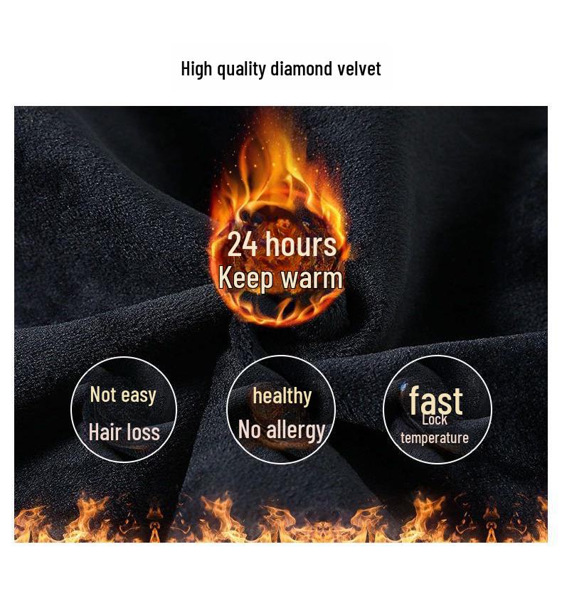 Pantalon harem rétro japonais pour femme doublé de velours avec poches pour automne/hiver 2025