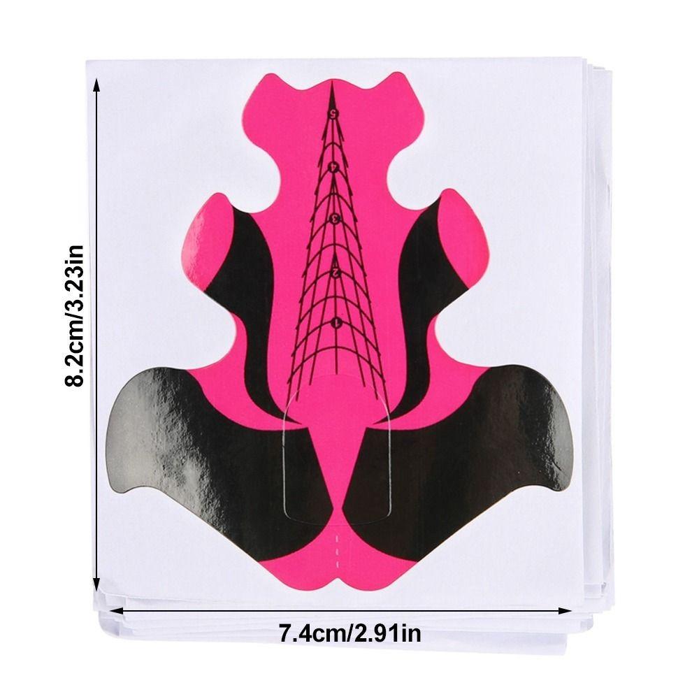 100pcs Self-Adhesive Sticker Self-Adhesive Nail Sculpting Trays