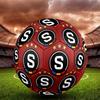 1 pz Pallone da Calcio Indoor Sparta Praga Colorato Per Tutte le Età Cucito a Macchina PVC Pronto per la Competizione Resistente Ad Alto Rimbalzo HE3