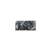Perles en verre - Cube, anthracite, 8x9 mm, boîte 18 pièces