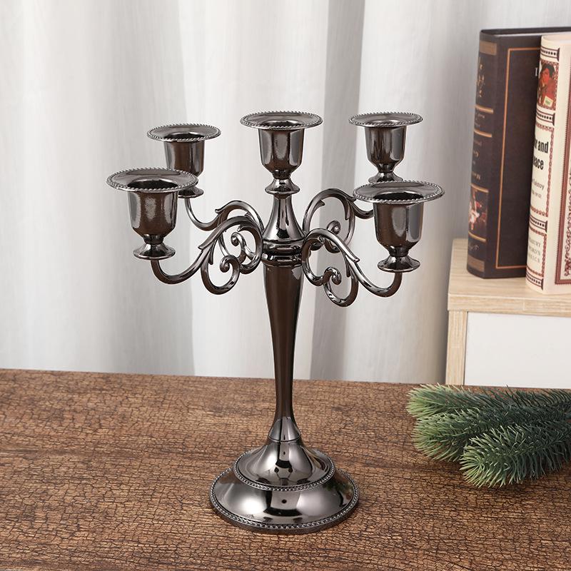 Elegant European Candlestick for Weddings, Candlelight Dinners, and Home Decor