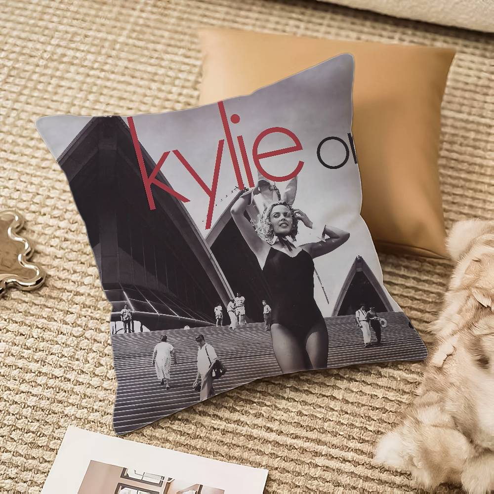 Singer K-KylieS M-MinogueS Pillow Case Anti-dustmite Invisible zipper Sofa Bed
