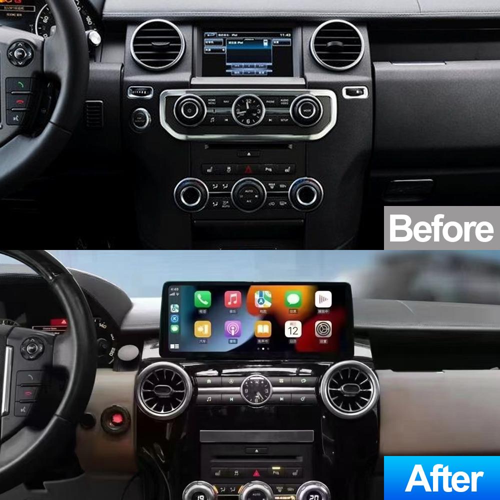 12.3 Inch Car Android For Land Rover Discovery 4 LR4 2009-2016 Radio Stereo Head Unit 2 Din GPS Navigation Bluetooth AutoMotive