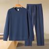 Autumn/Winter Women's Casual Solid Color Hoodie & Wide Leg Pants Set