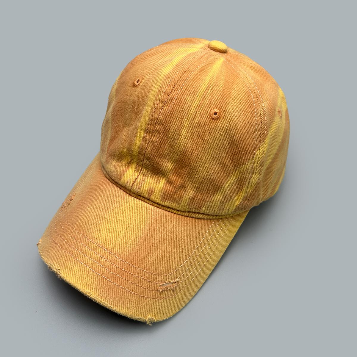 Yiran bag Gebroken Stijl Gestreept Bandhnu Effen Baseballpetten Nieuw Mannen Vrouwen Zonneklep Persoonlijk Veelzijdig Slijtage Mode Retro Petten 52-60cm