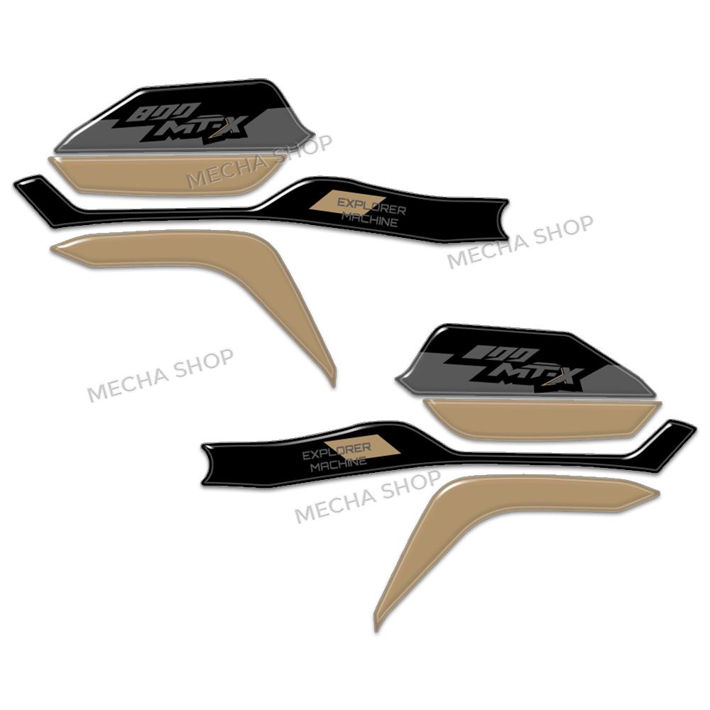 For CFMOTO 800MTX 800 MT X 2025 2026 Motorcycle Accessories Tank Pad Combination 3D Resin Sticker Kit Decal