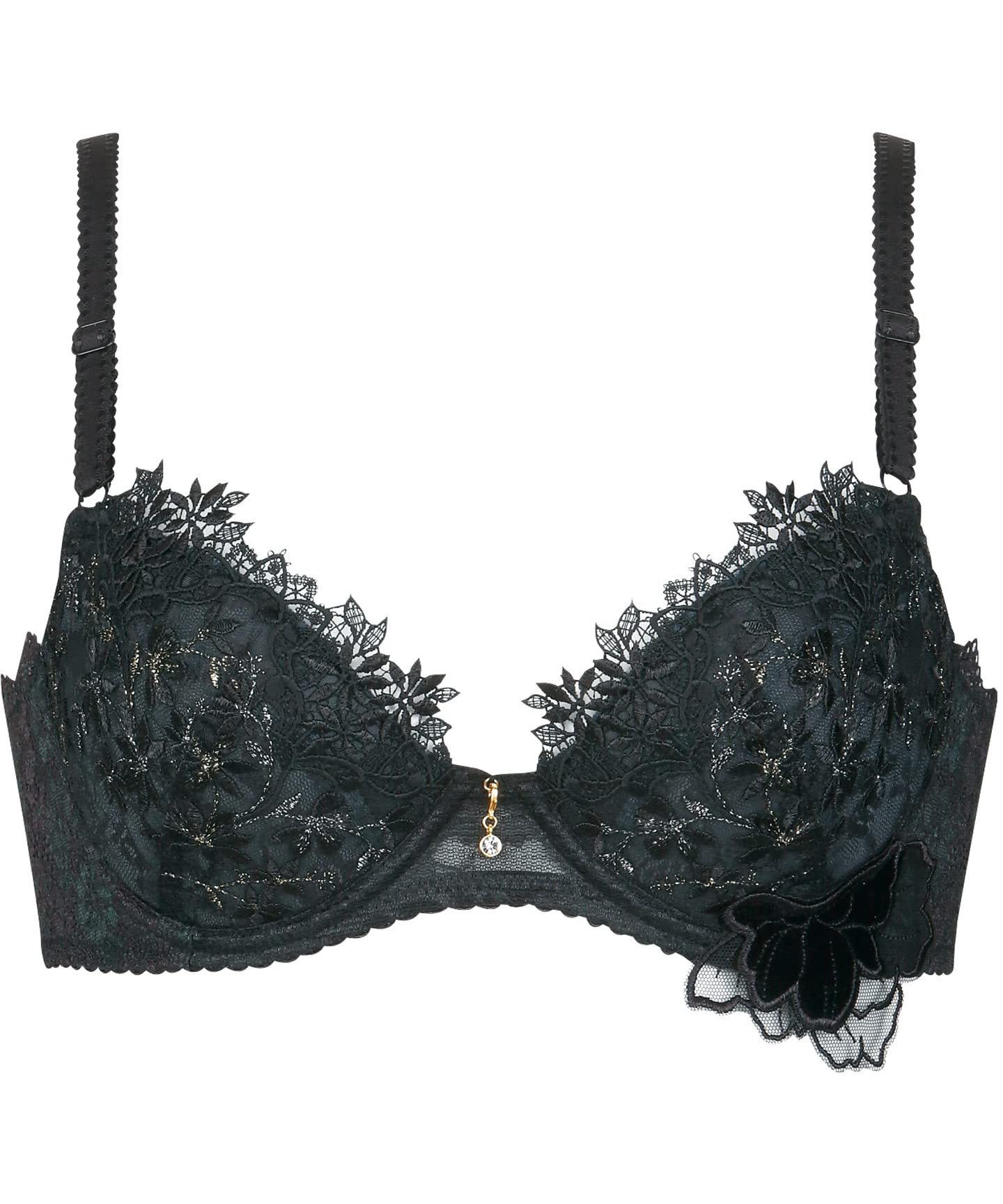 

Бюстгальтер Убирает эти проблемные линии спины чашка крыло Lesiage PB2680 BL F75 [Wing/Wacoal] - [2680 Lesiage] 3/4 Женский