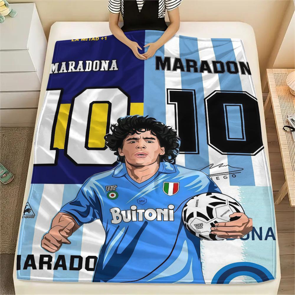 SSC Napoli Print FlAannel Blanket, High quality Comfortable for All Seasons, Home Decor, Warmth and Comfort