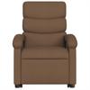 Recliner with Rising Function Brown Fabric