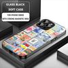 Latest Retro Stamp Creative Designs Phone Case For Iphone 17 16 15 14 13 11 12 Pro Max Mini Plus Magnetic Glass Phone Cover