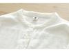 Women's Stand Collar Pure Cotton Shirt - Loose Double Layer Cotton Gauze