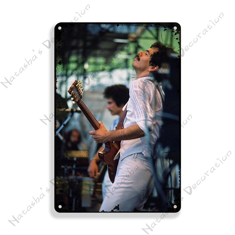 Rockmusik Poster Santana Metallschild ROCK Band Schild Bar Cafe Club Metallplatte Vintage Metallplakette Garage Cafe Wanddeko Schilder