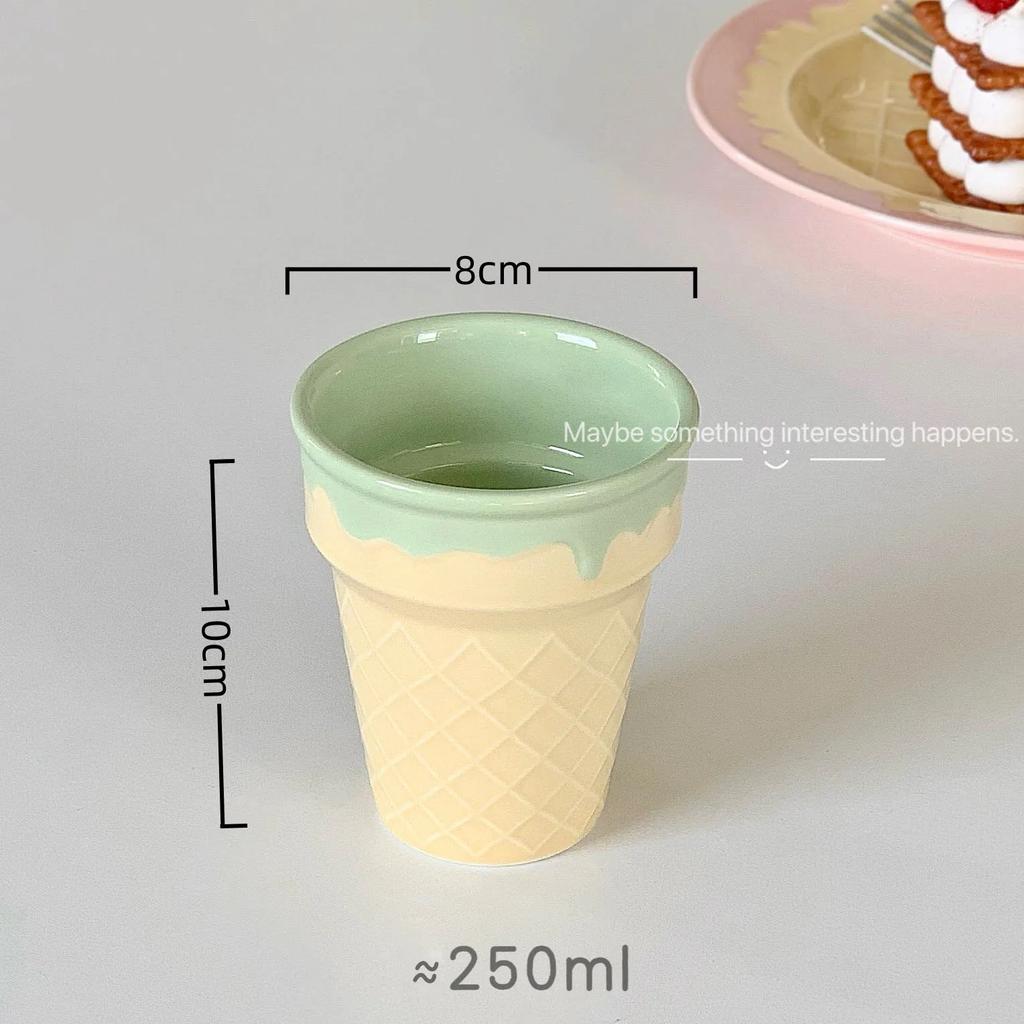 Cute Ceramic Bowls Yogurt Bowl Creative Dessert Tableware Serving Bowl  Household Dishes