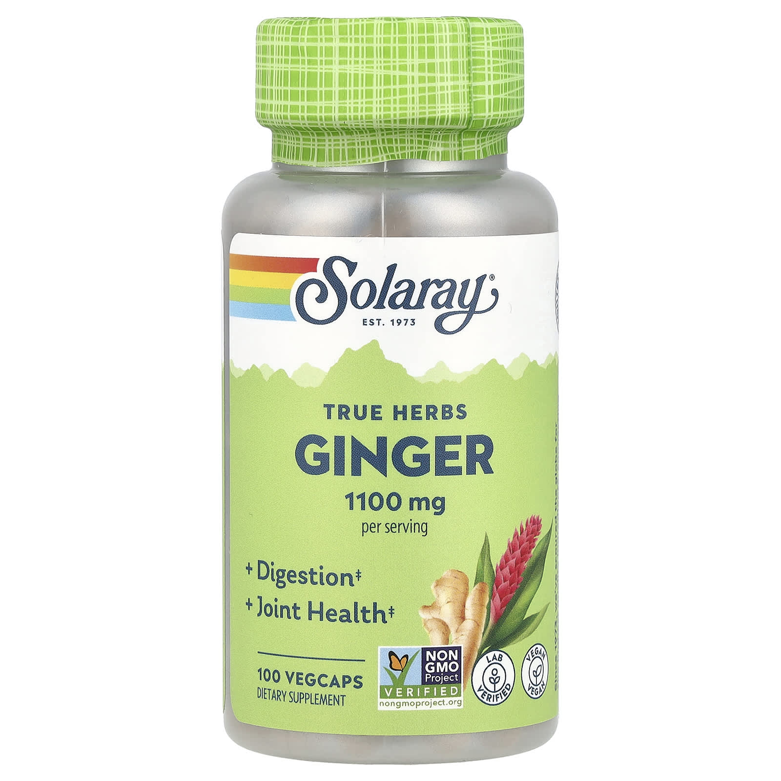 

True Herbs, Ginger, Veggie Capsules, 100 Capsules (550Mg per Capsule)