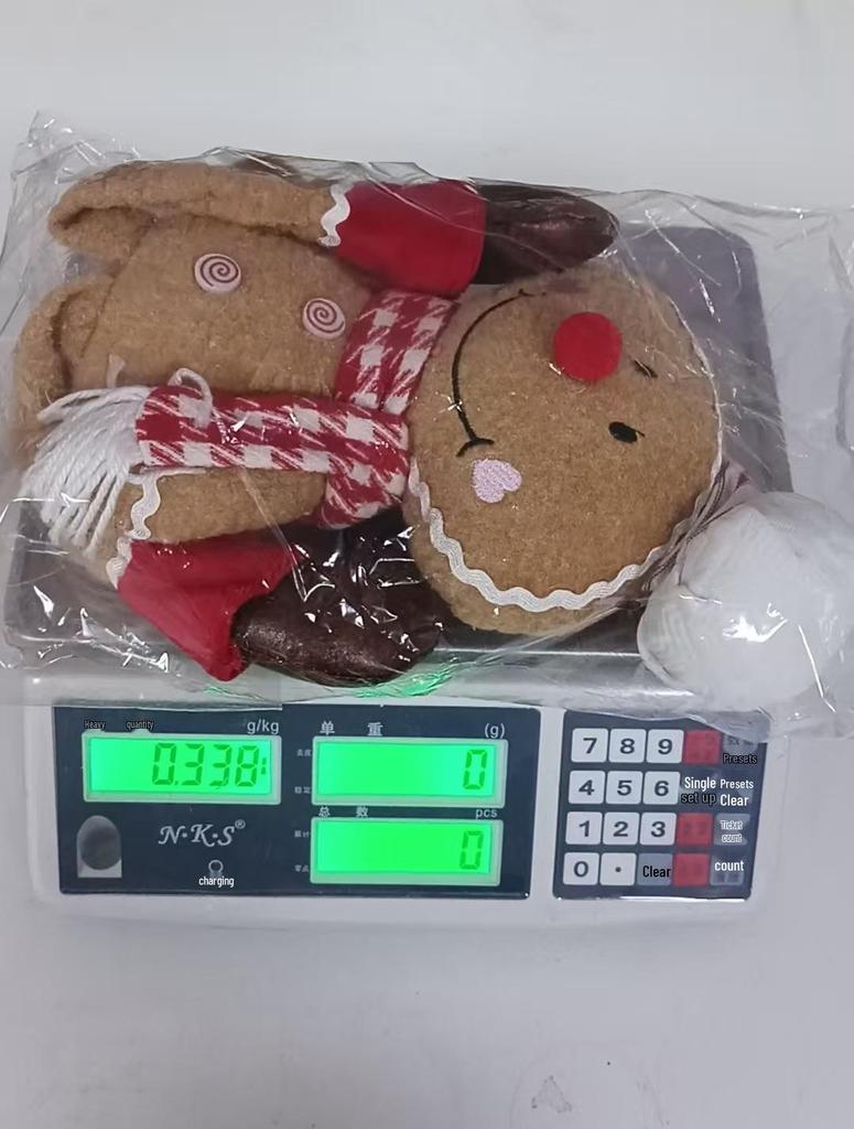 Christmas Gingerbread Man Hanging Ornament with Long Legs