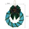25cm Hanging Christmas Garland Xmas Wreath for Mantel Festival Ornaments